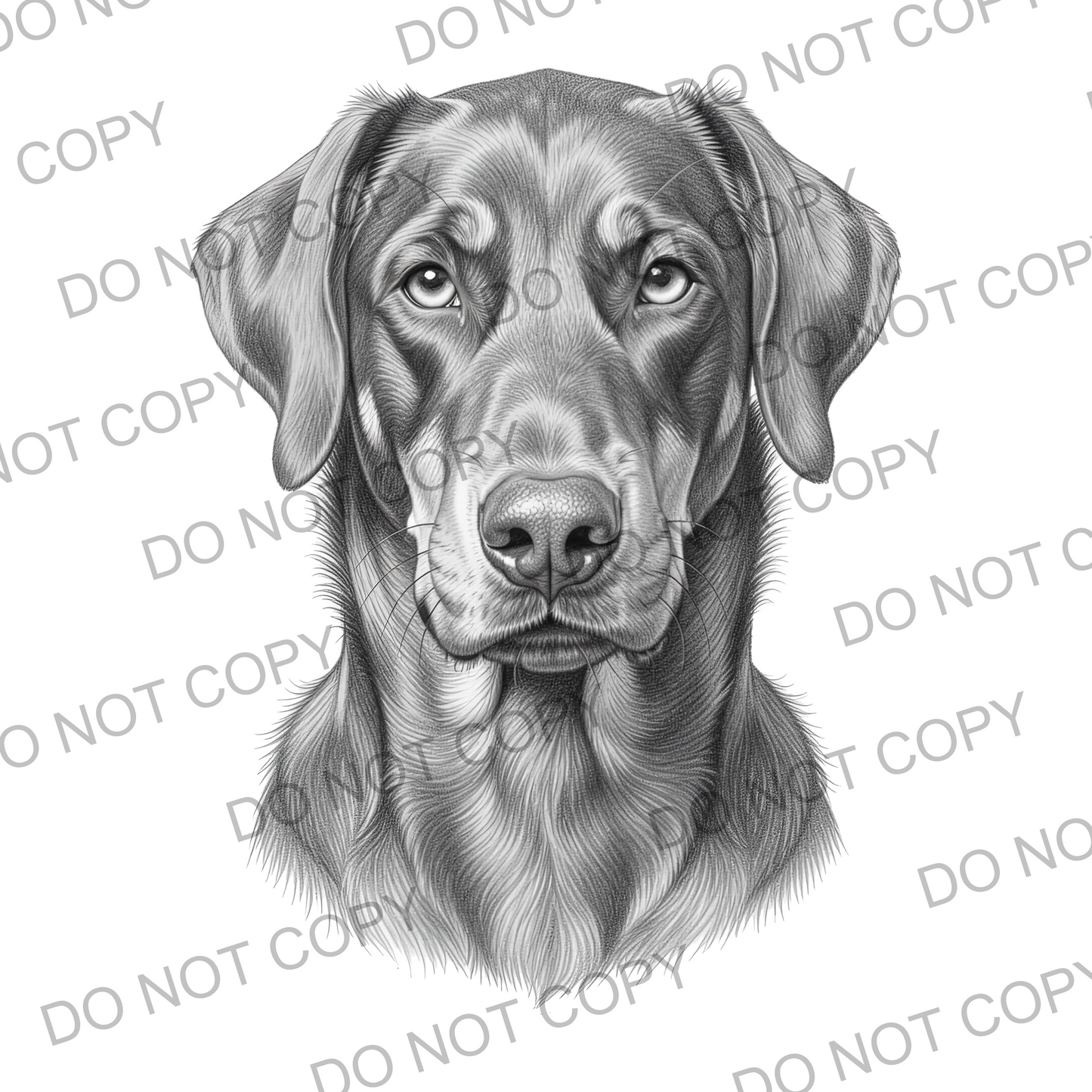 Sketchy Doberman (limited to 15)