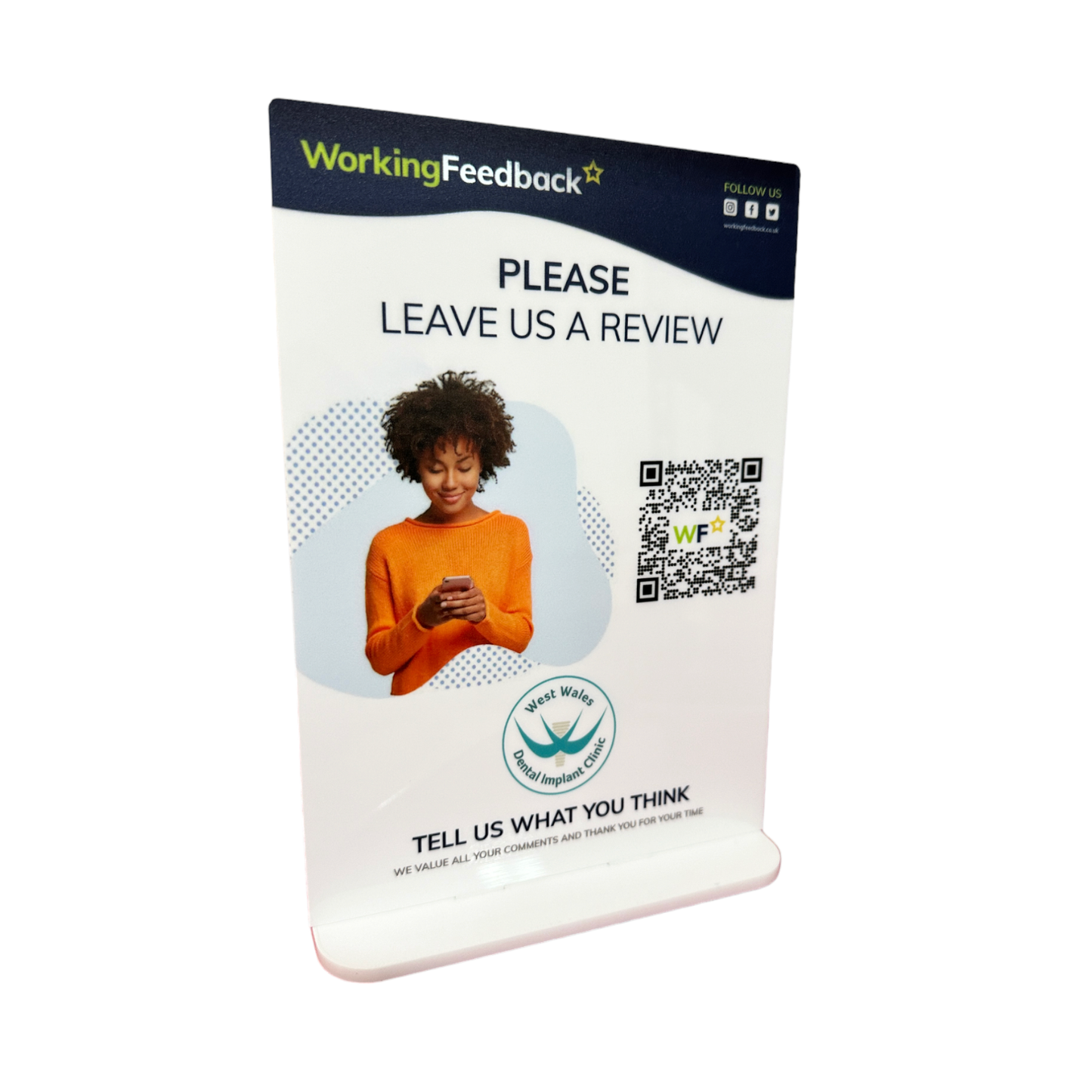 Client QR stand - WF POD