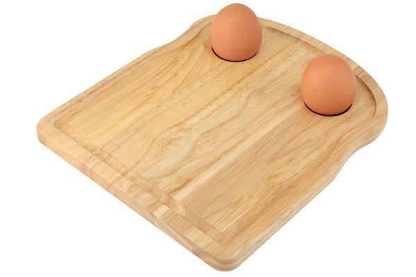 Apollo Wooden Egg Board / Breakfast Board - Pack of 5