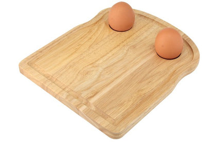 Apollo Wooden Egg Board / Breakfast Board - Pack of 5