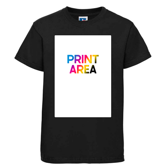 Short sleeved kids t-shirt (coloured)