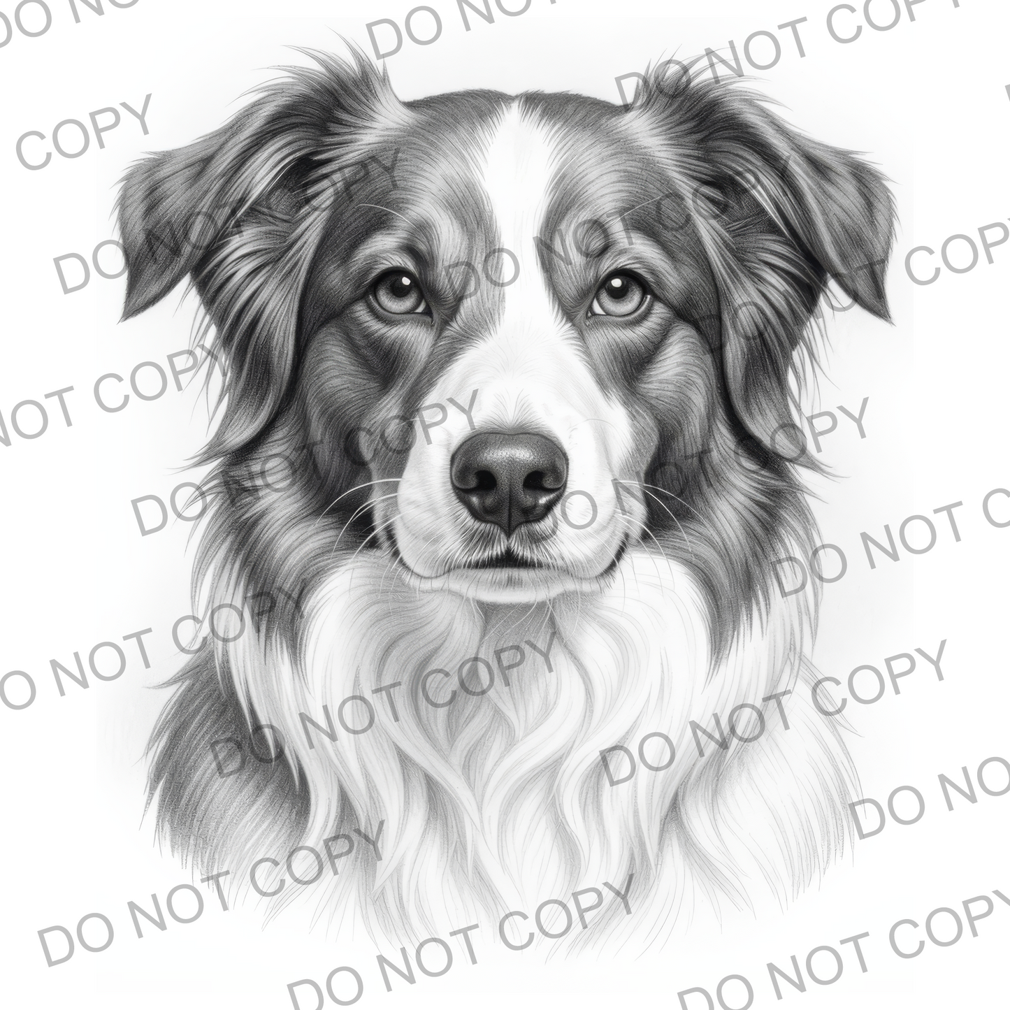 Sketchy Border Collie (limited to 15)