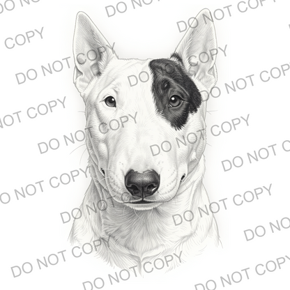 Sketchy Bull Terrier (limited to 15)