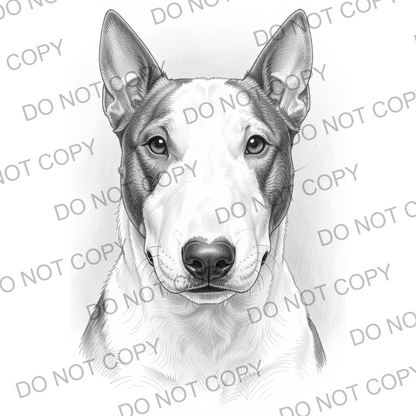 Sketchy Bull Terrier (limited to 15)