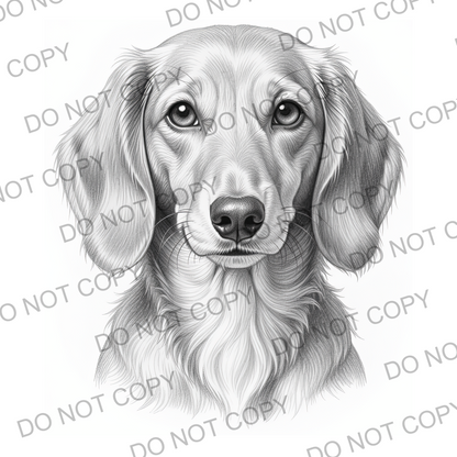 Sketchy Dachshund (limited to 15)