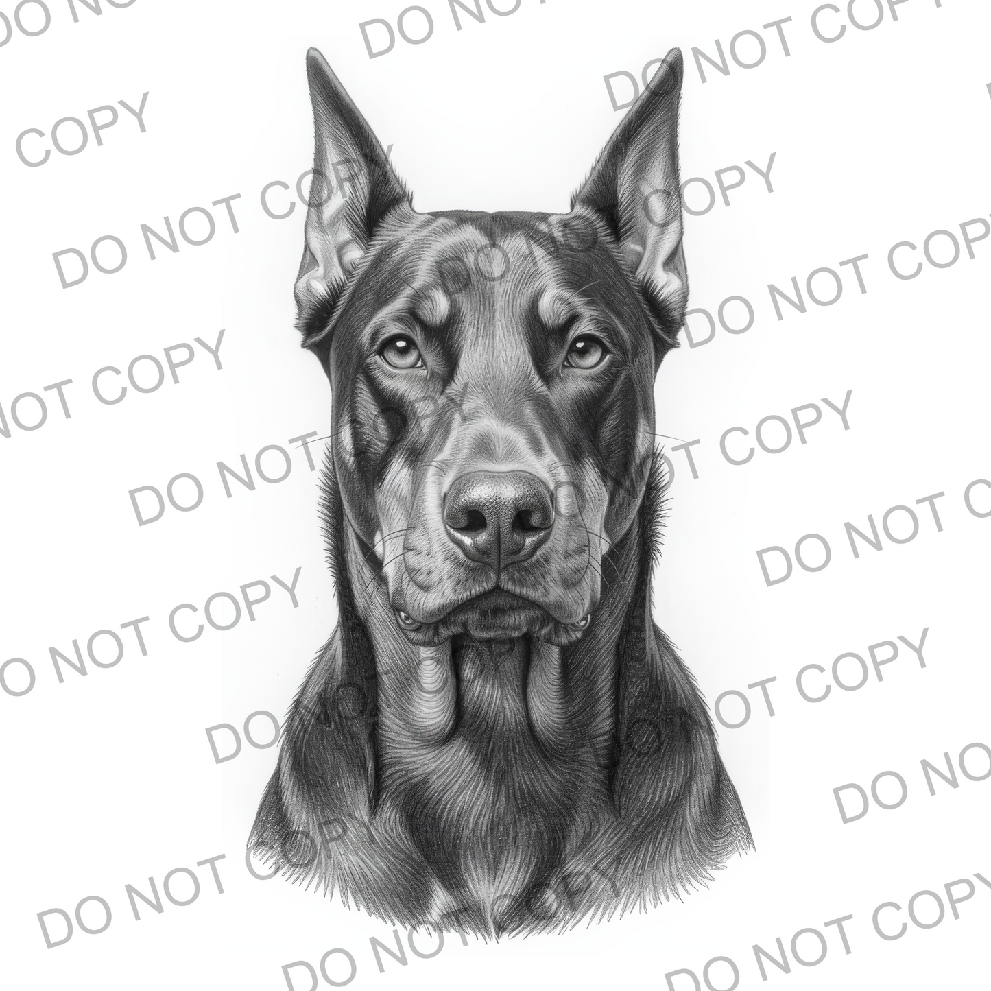Sketchy Doberman (limited to 15)