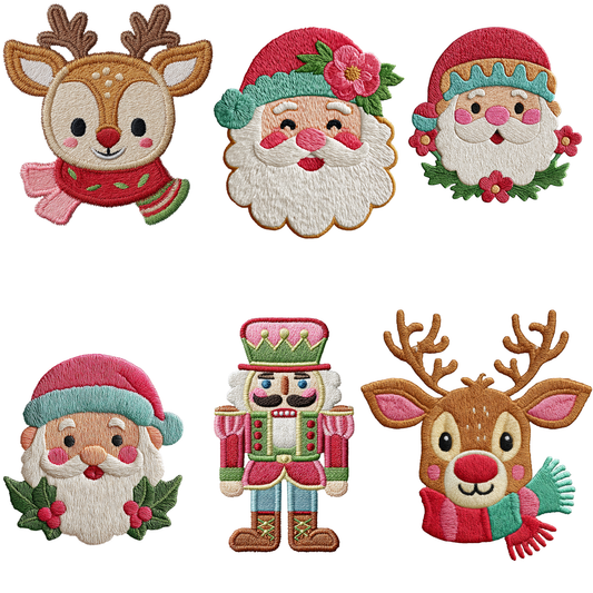 Christmas Faux Embroidery Set