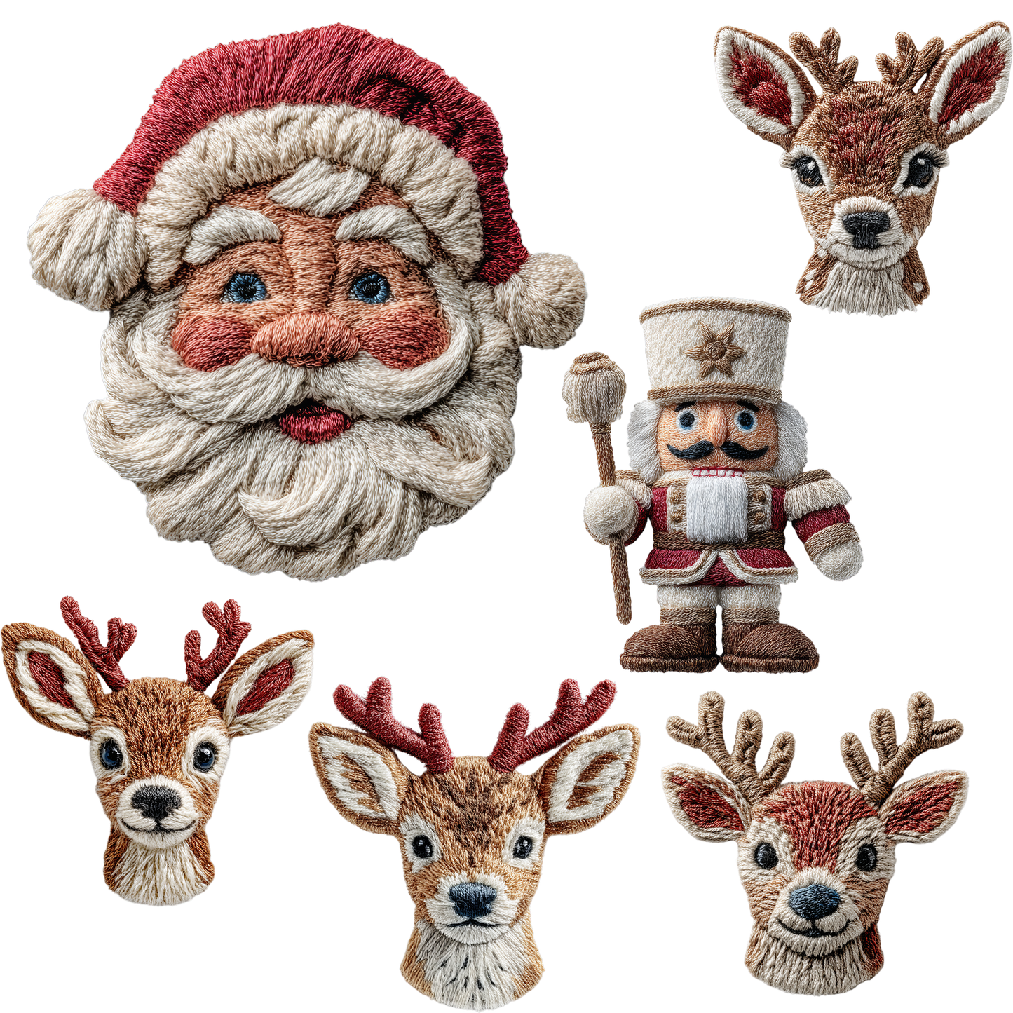 Christmas Faux Embroidery Set