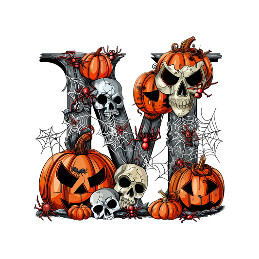 Halloween Alphabet PNGs