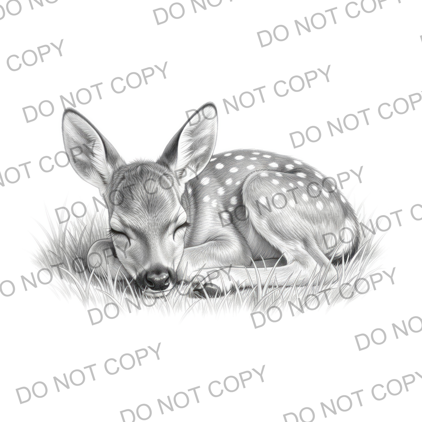 Sketchy Fawn / Deer (limited to 15)