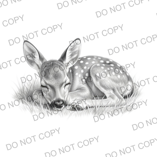 Sketchy Fawn / Deer (limited to 15)