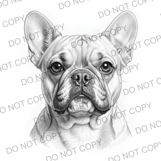 Sketchy French Bulldog (limited to 15)