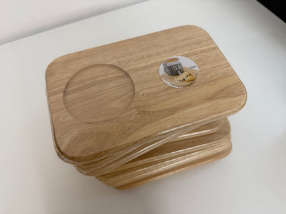 Wooden Tea & Biscuit Boards - pack of 10