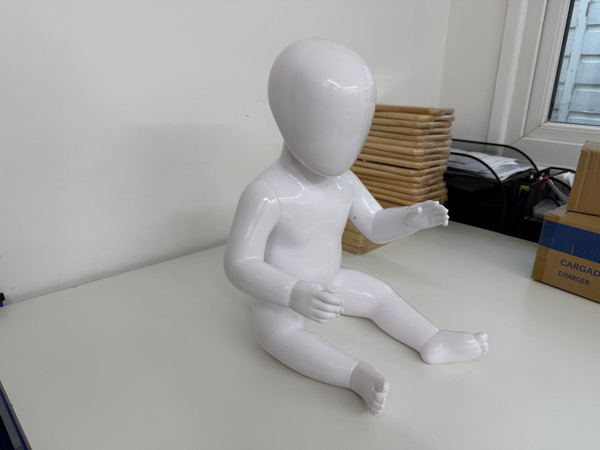 Baby Mannequin - Gloss White