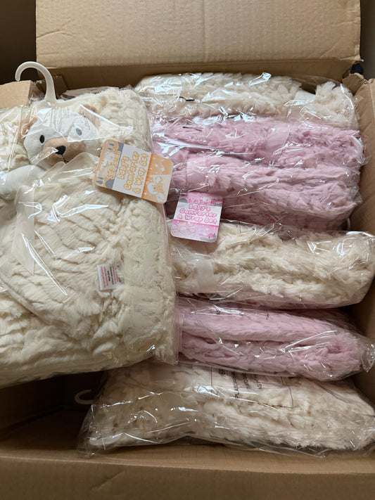 Baby Comforter & Wrap Set -mixed - pack of 7