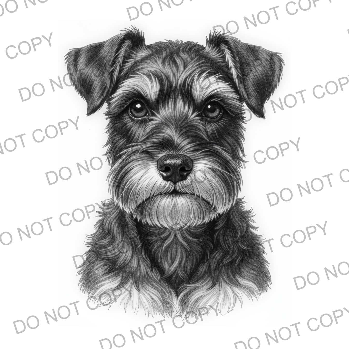 Sketchy Miniature Schnauzer (limited to 15)
