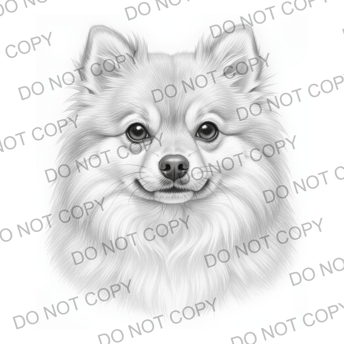 Sketchy Pomeranian (limited to 15)