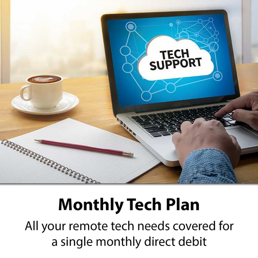 Remote tech support - monthly direct debit