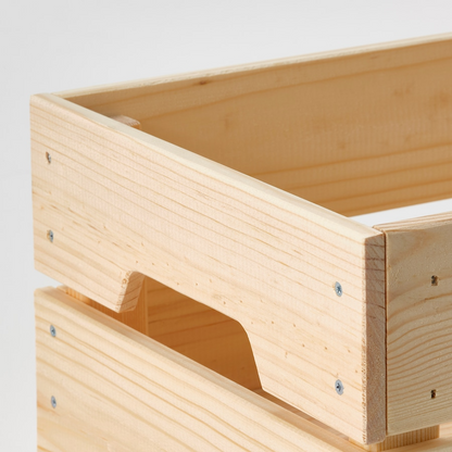 Small wooden crate