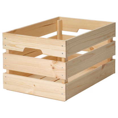 Large wooden crate