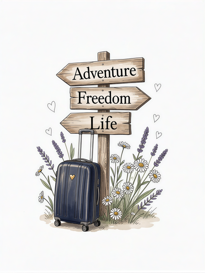 Free Adventure Freedom Life Design (2 slight variations)