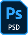 Template for Adobe Photoshop